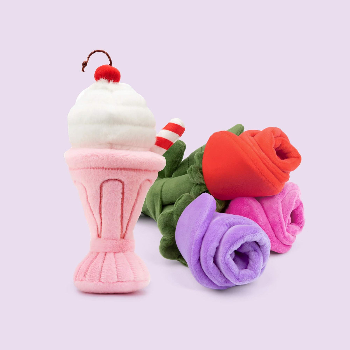 Strawberry Milkshake Interactive Snuffle Dog Toy view 9