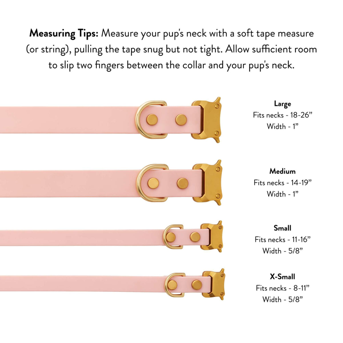 Active Dog Collar Size Guide