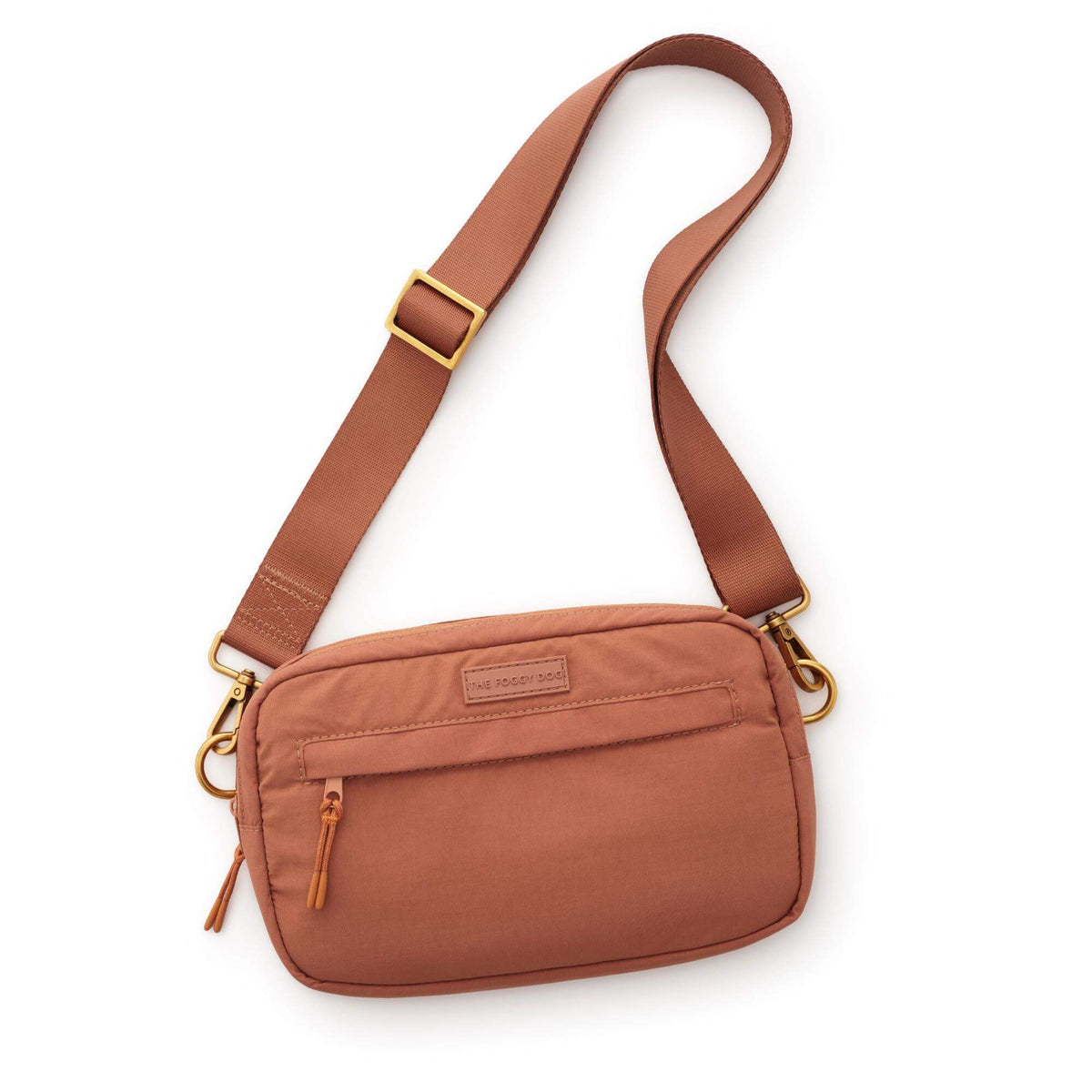 Active Convertible Crossbody Bag, Saddle from The Foggy Dog