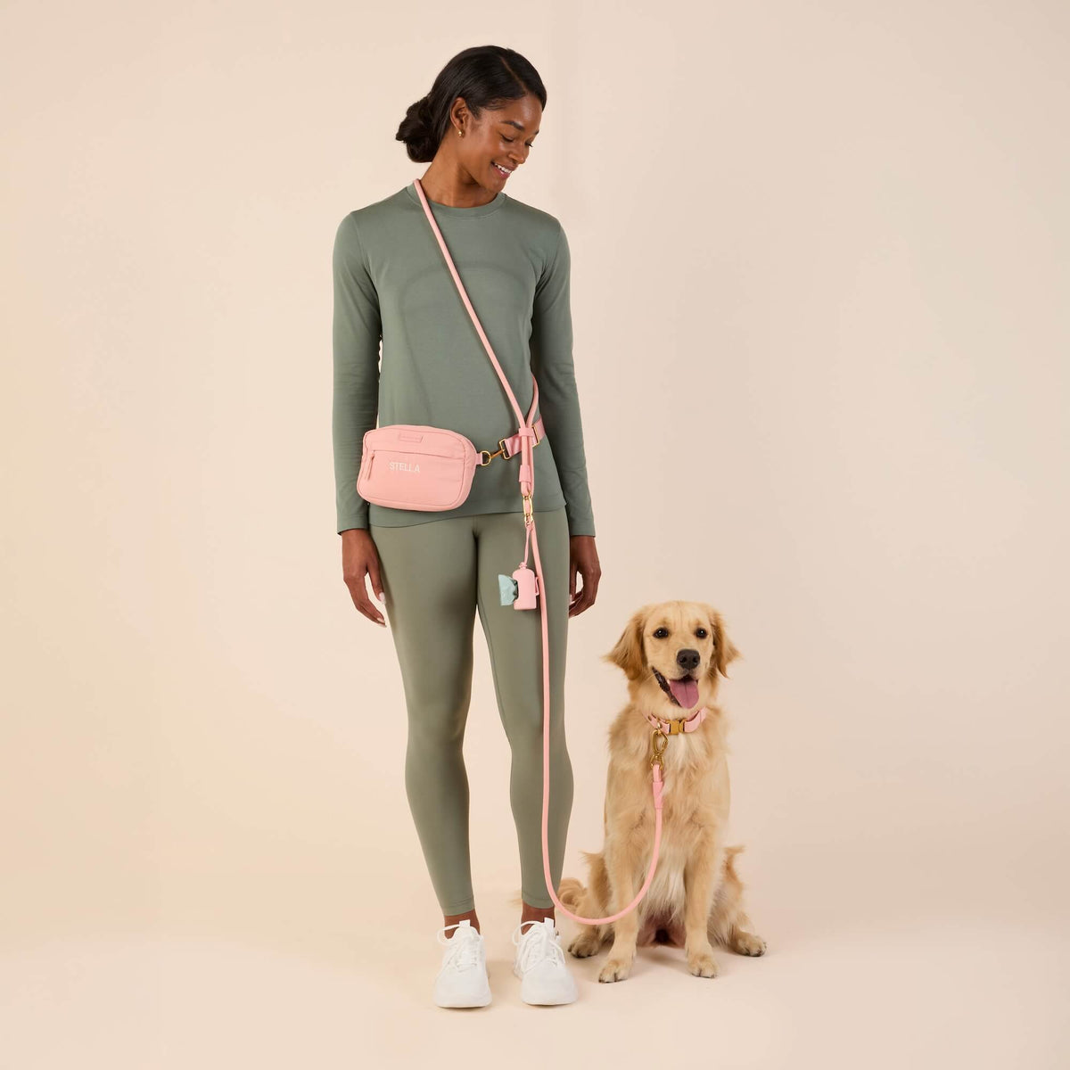 #Lucky (62lbs) in a Medium collar and Standard leash