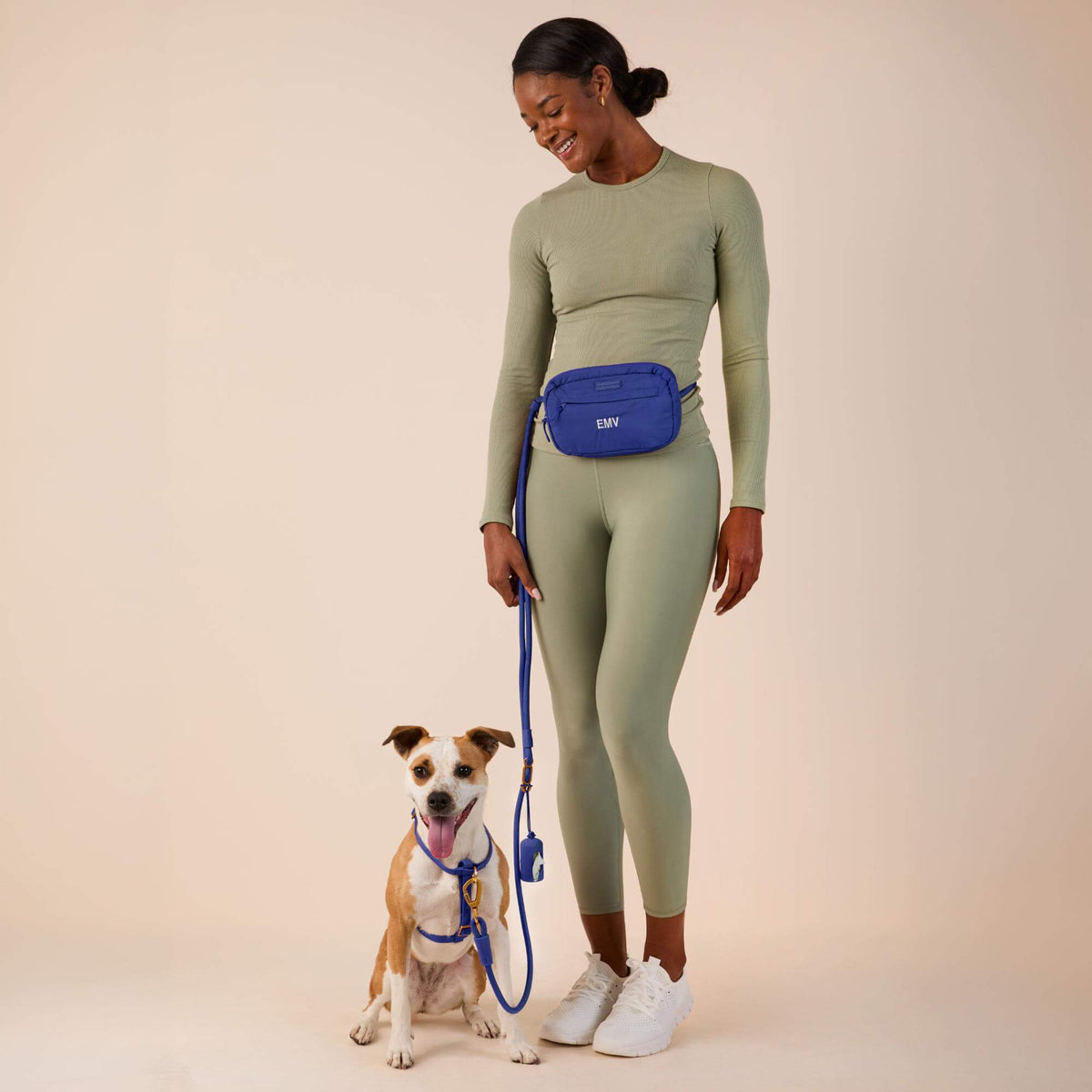 #Sadie (50lbs) in a Small harness and Standard leash