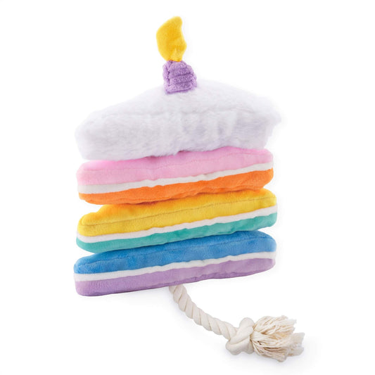 Birthday Cake Interactive Snuffle Dog Toy view 1
