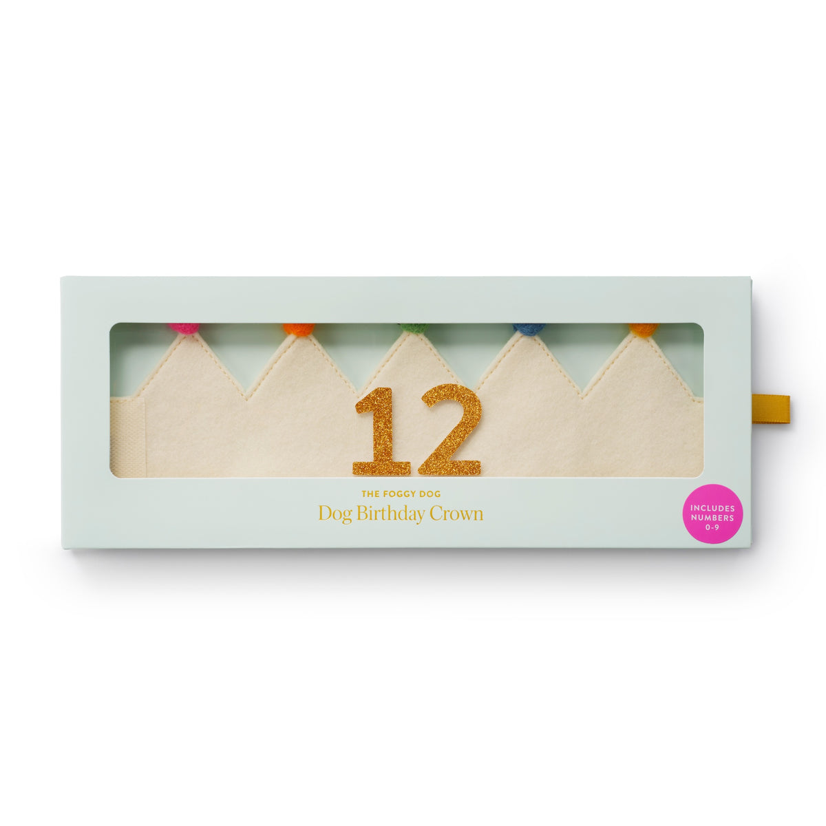 Ivory Dog Birthday Crown + Numbers Set view 7