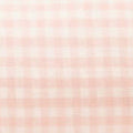 Blush Pink Gingham Bolster Dog Bed