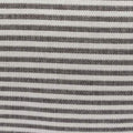 Charcoal Stripe Bolster Dog Bed