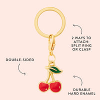 Cherries Collar Charm from The Foggy Dog