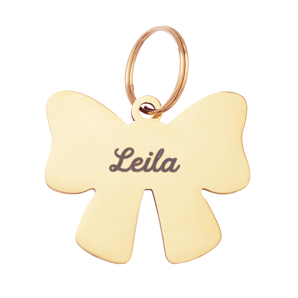 Lady Bow Pet ID Tag view 1