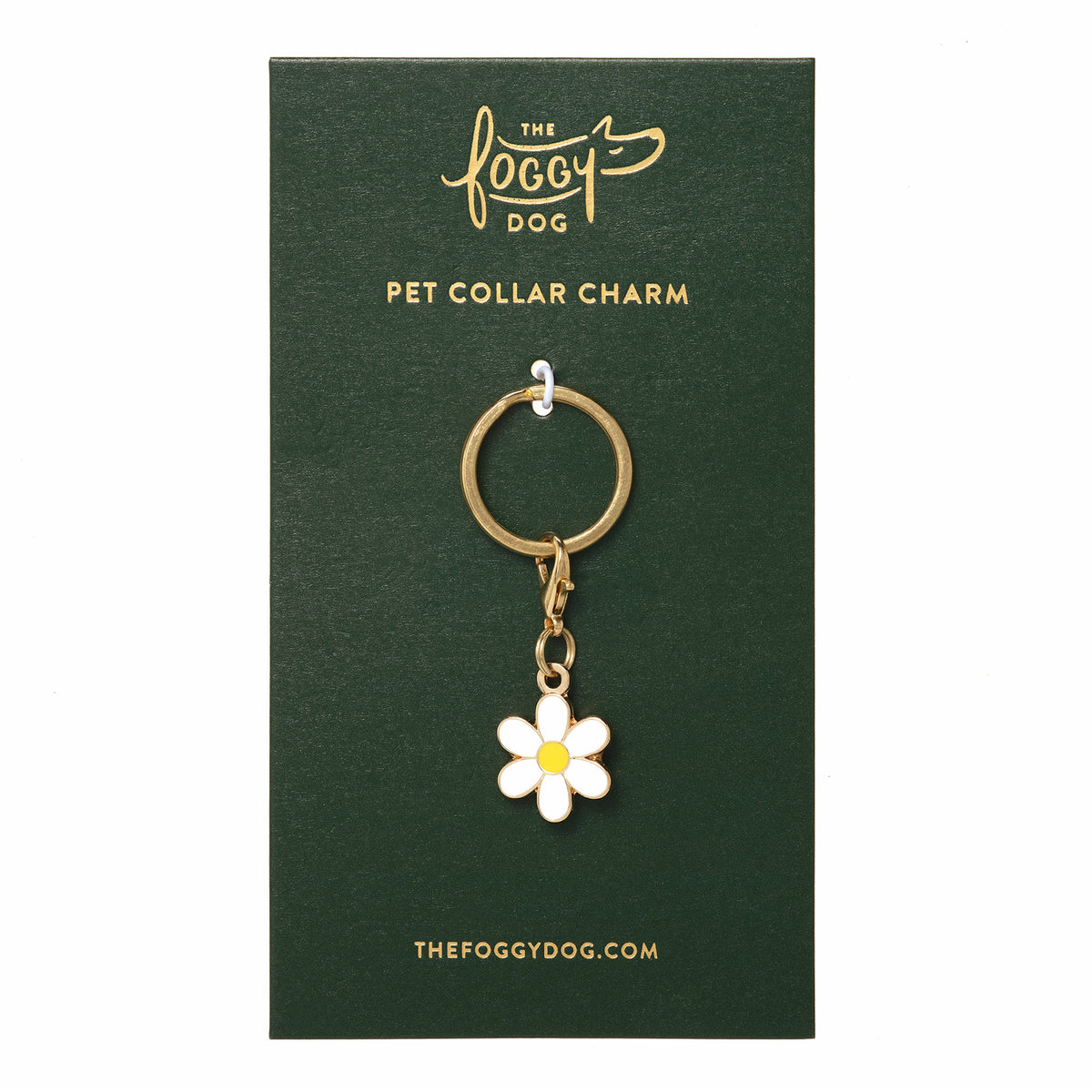 Daisy Collar Charm from The Foggy Dog
