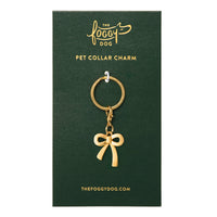 Gold Bow Collar Charm from The Foggy Dog