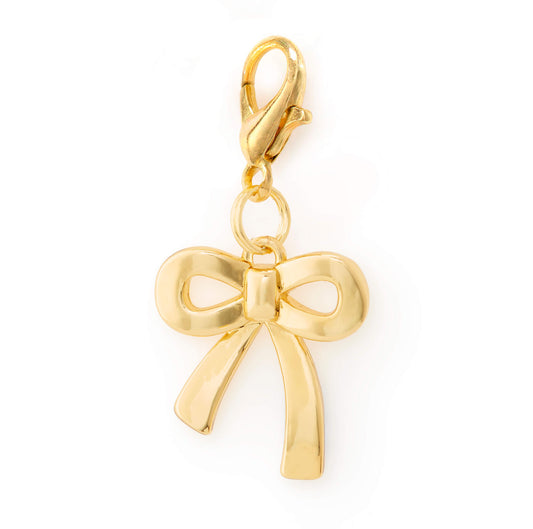 Gold Bow Collar Charm view 1