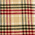 Eggnog Plaid Flannel Bow Tie Collar
