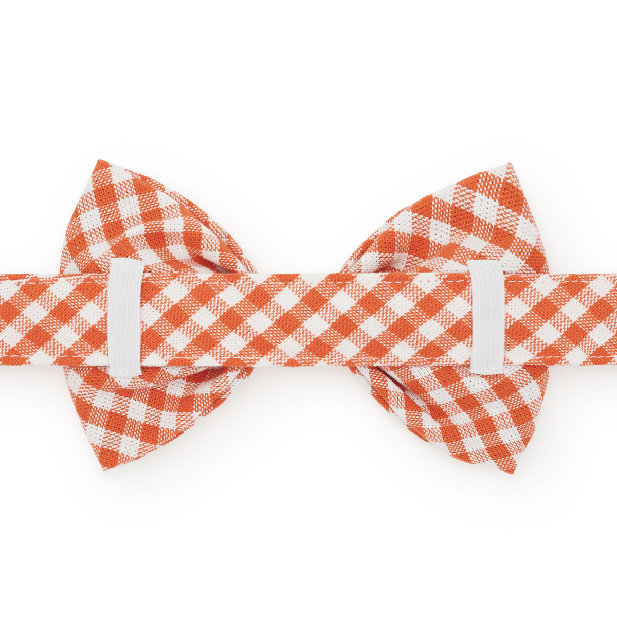 Cider Gingham Dog Bow Tie from The Foggy Dog