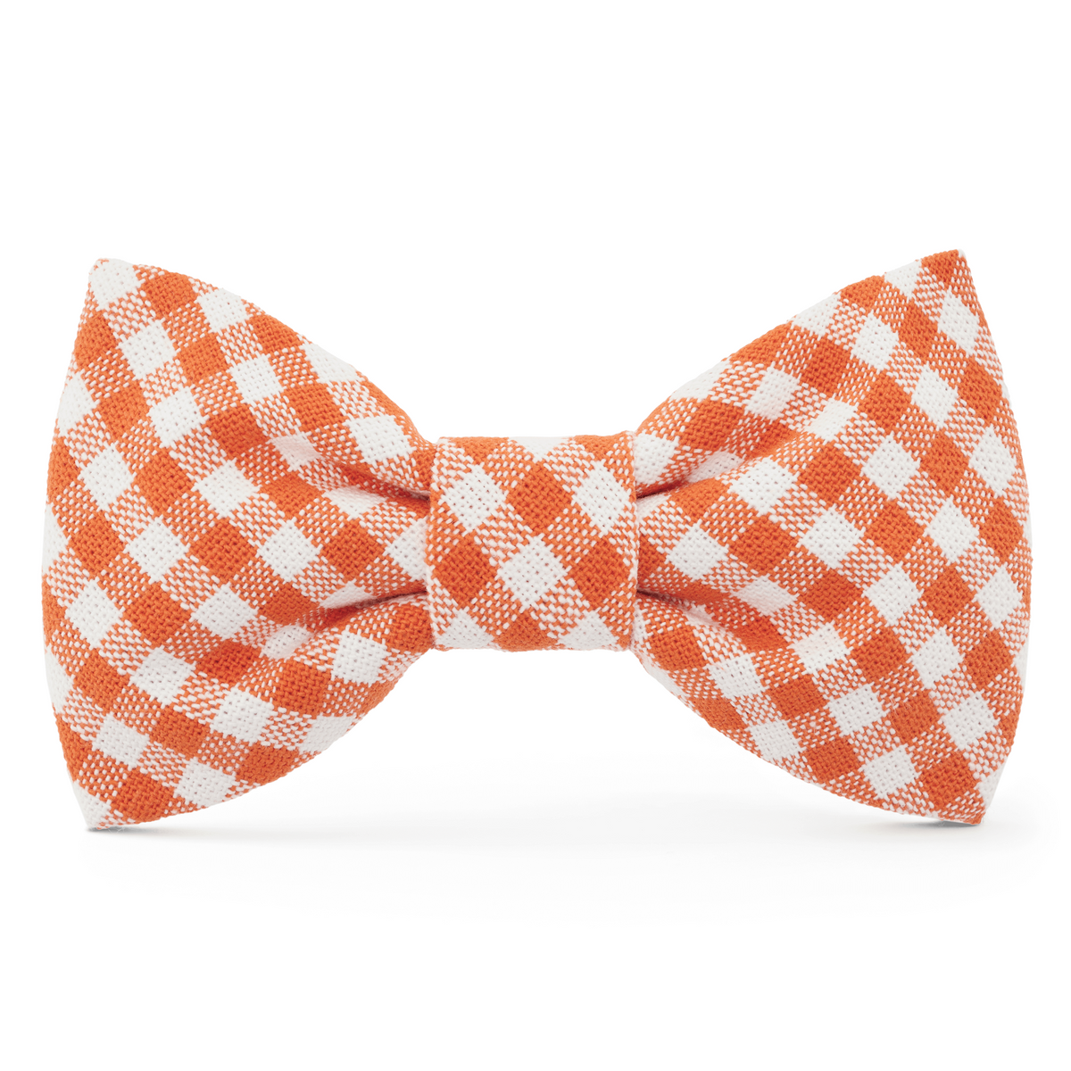 Cider Gingham Dog Bow Tie from The Foggy Dog