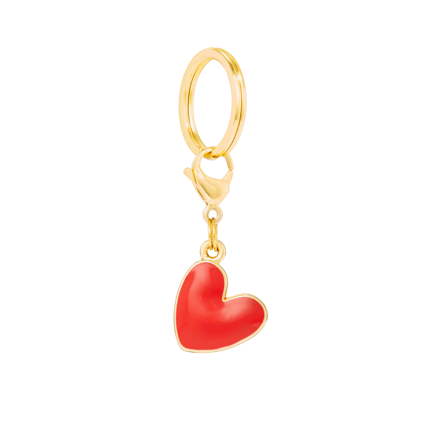 Red Heart Collar Charm from The Foggy Dog