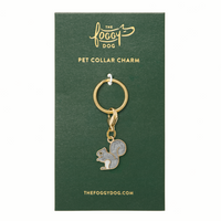 Squirrel Collar Charm from The Foggy Dog
