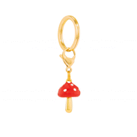 Toadstool Collar Charm from The Foggy Dog