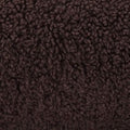 Chocolate Recycled Sherpa Bolster Dog Bed