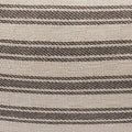 Ticking Stripe Bolster Dog Bed