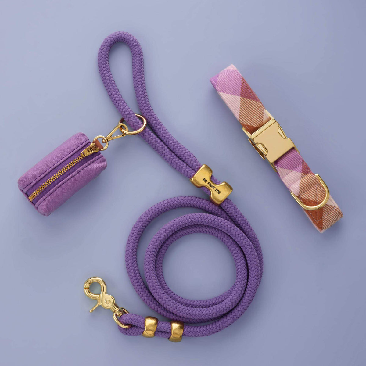 Bramble Flannel Collar Walk Set from The Foggy Dog