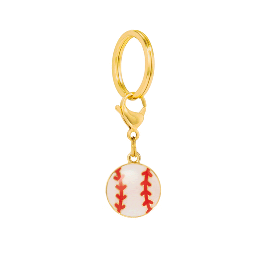Baseball Collar Charm view 2