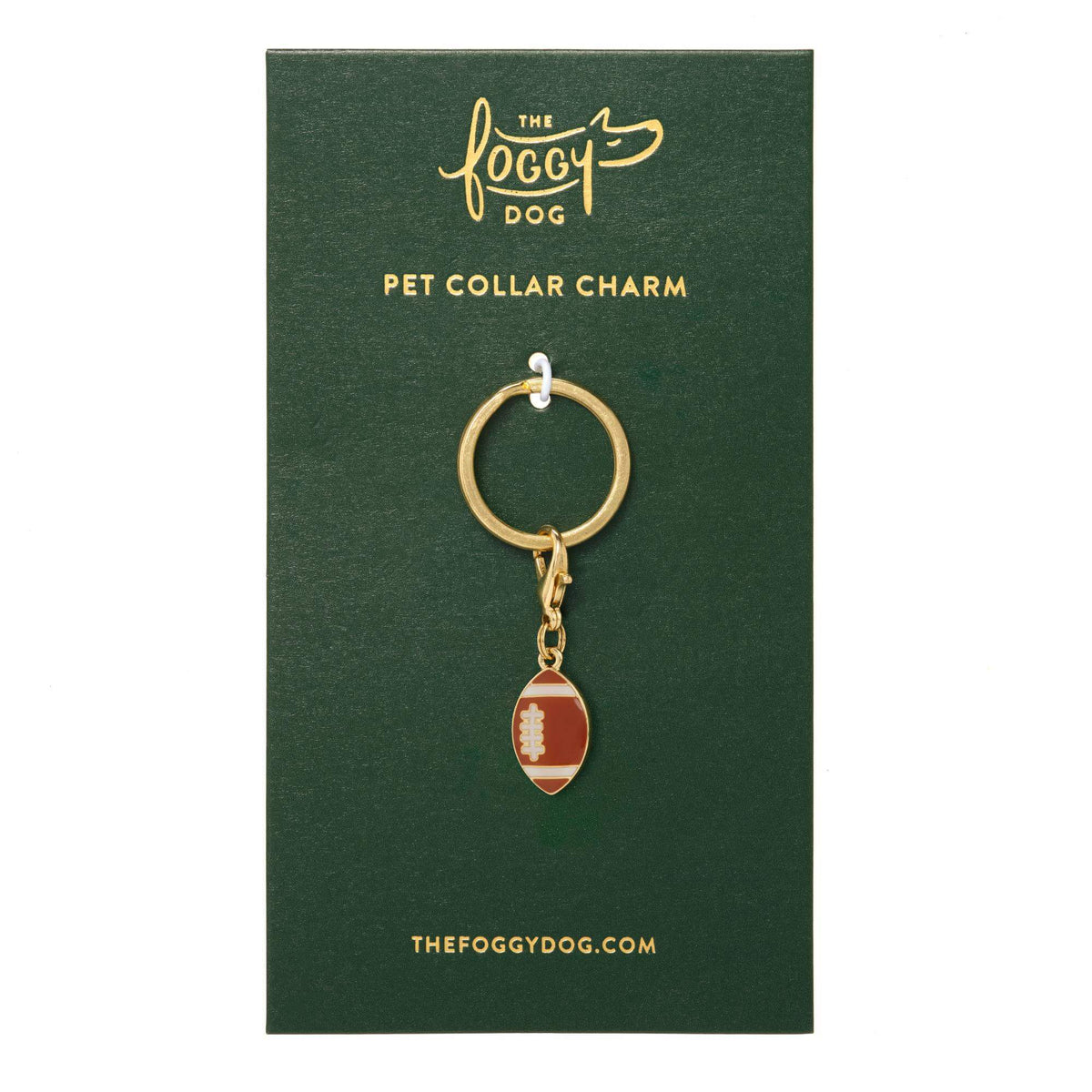 Football Collar Charm from The Foggy Dog
