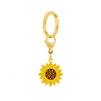 Sunflower Collar Charm from The Foggy Dog