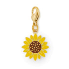 Sunflower Collar Charm