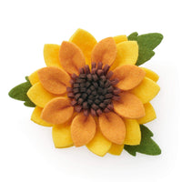 Sunflower Dog Collar Flower from The Foggy Dog
