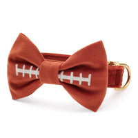 Football Embroidered Bow Tie Collar view 1