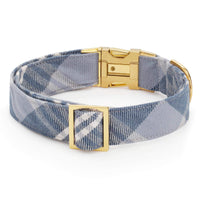 Hawthorne Plaid Flannel Dog Collar from The Foggy Dog