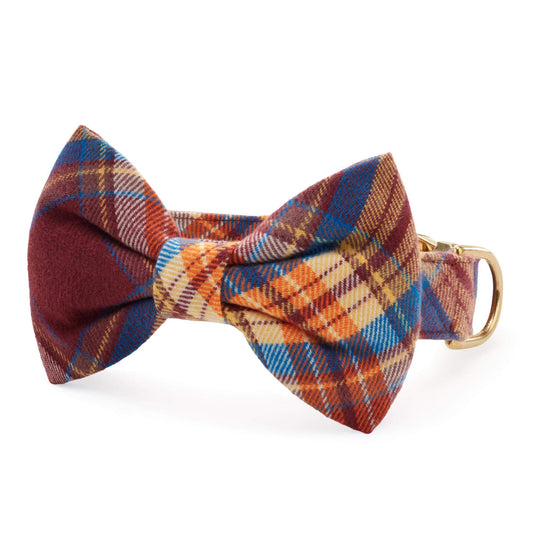 Marlow Plaid Flannel Bow Tie Collar view 1