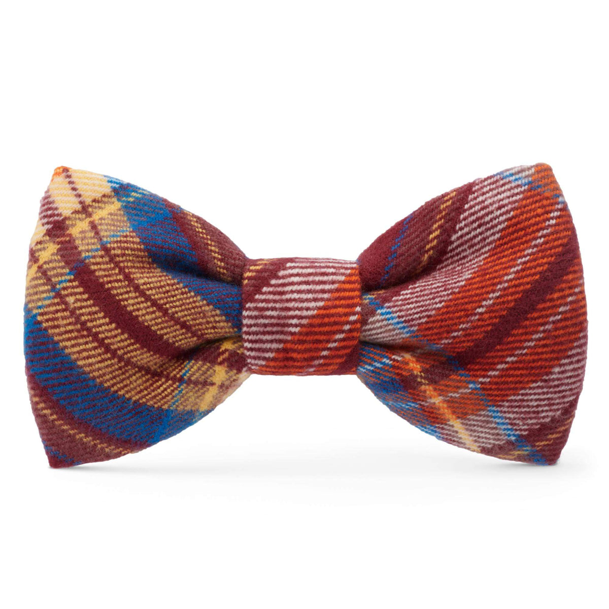 Marlow Plaid Flannel Dog Bow Tie from The Foggy Dog
