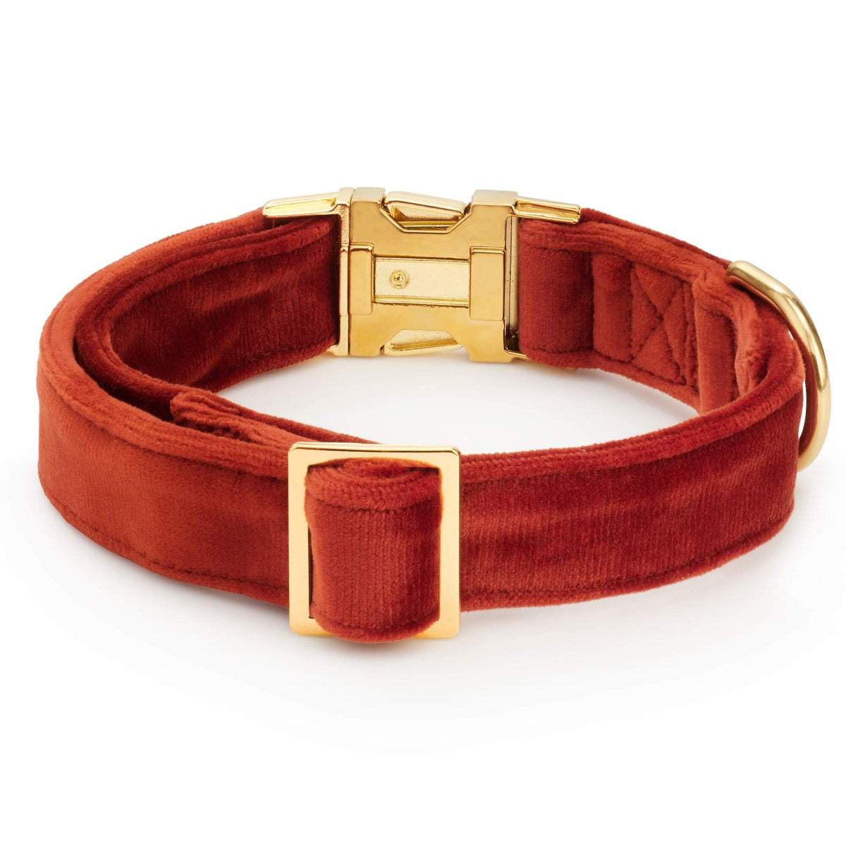 Nutmeg Velvet Dog Collar from The Foggy Dog