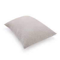 Mushroom Brown Gingham Dog Bed from The Foggy Dog