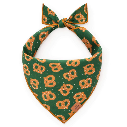 Pretzel Party Dog Bandana view 1