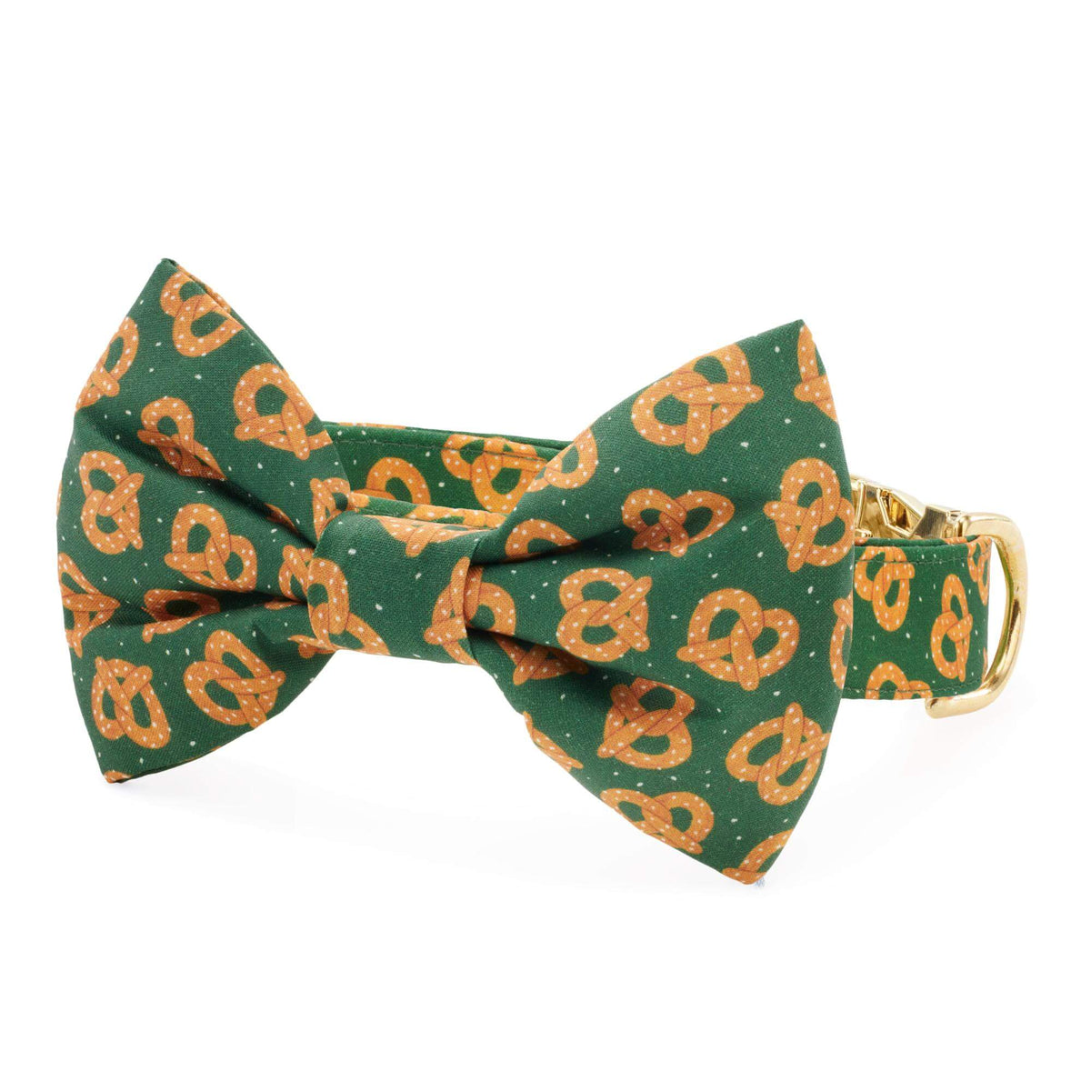 Pretzel Party Bow Tie Collar from The Foggy Dog