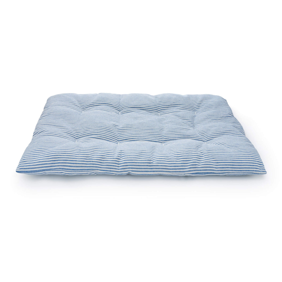 Lake Blue Stripe Dog Travel Mat from The Foggy Dog