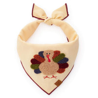 Turkey Applique Dog Bandana from The Foggy Dog