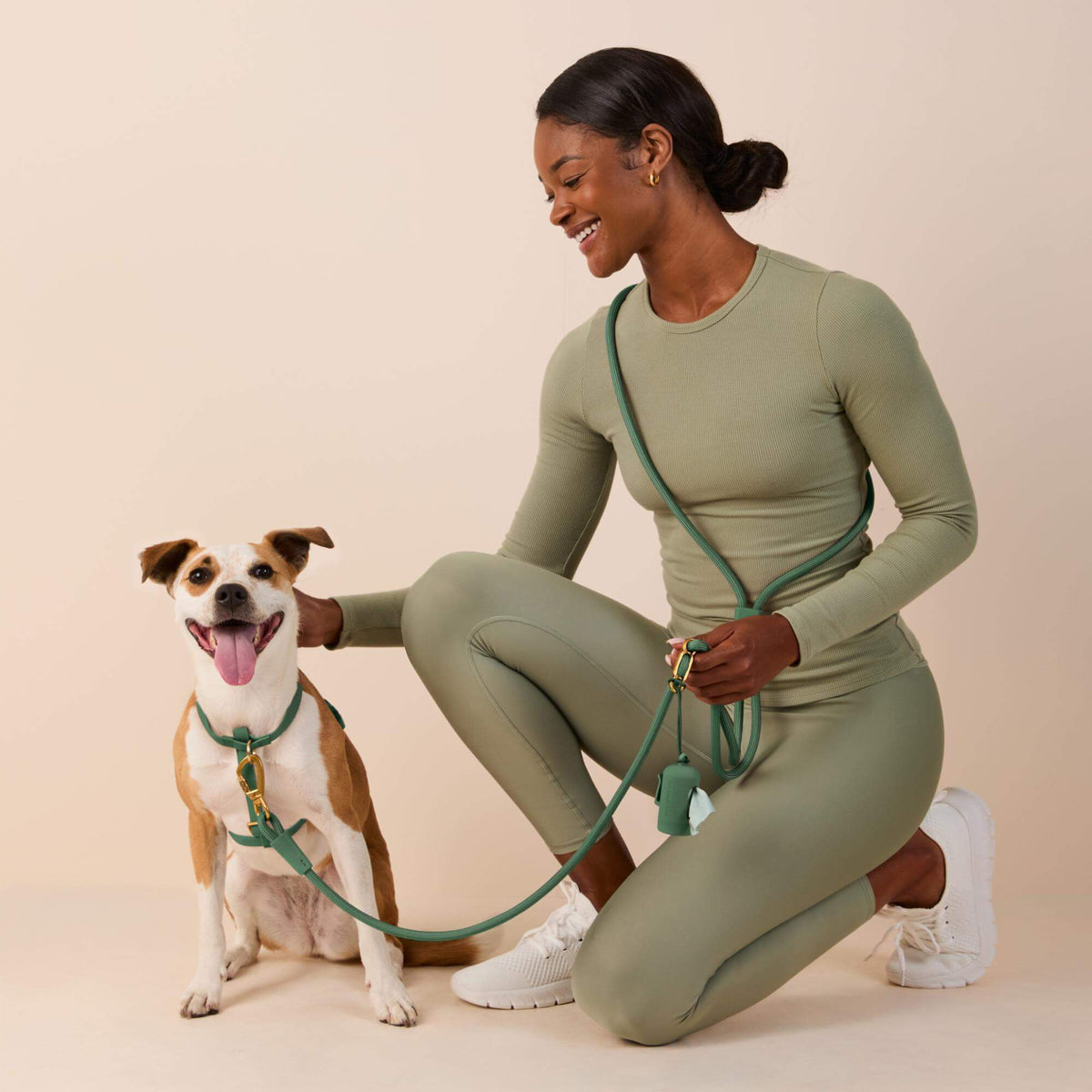Active Flex Dog Harness (XS/S), Fern view 7