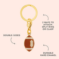 Football Collar Charm from The Foggy Dog