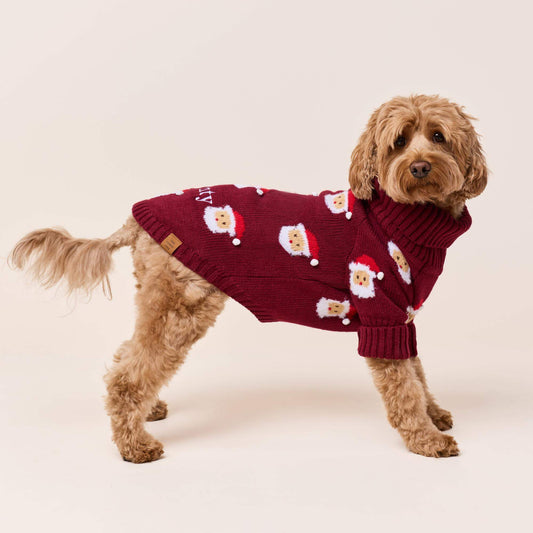 Ho Ho Ho! Dog Sweater view 2