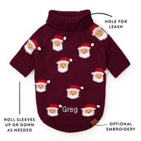 Ho Ho Ho! Dog Sweater from The Foggy Dog