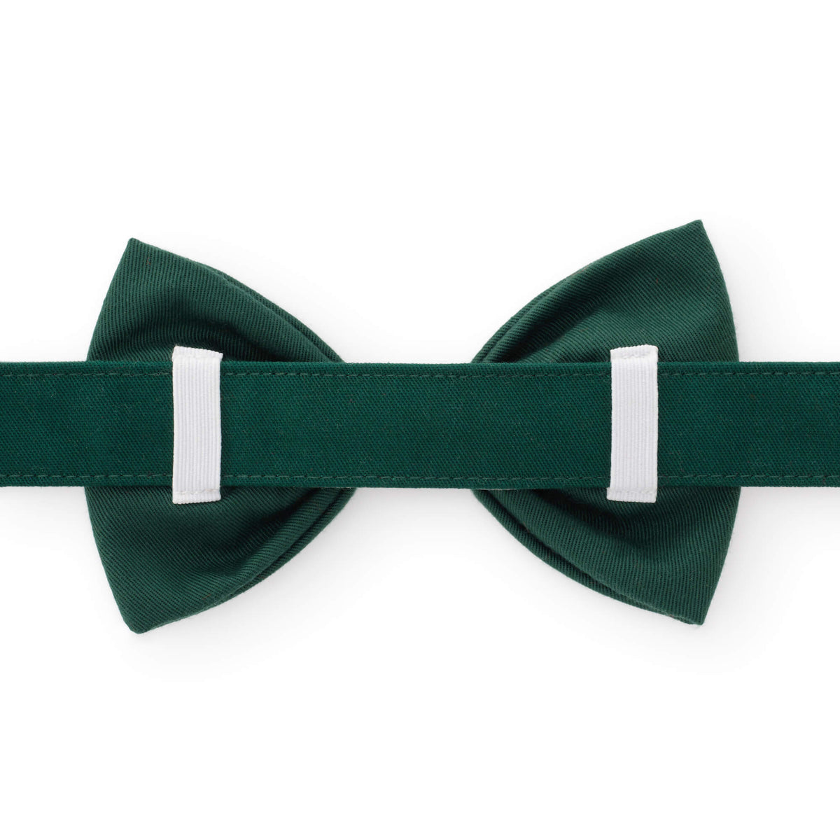 Evergreen Candy Canes Embroidered Dog Bow Tie view 2