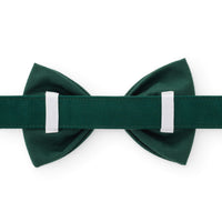 Evergreen Candy Canes Embroidered Dog Bow Tie view 2