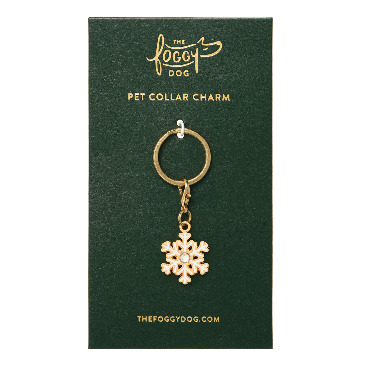 White Christmas Collar Charm Set view 9
