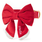 Santa Paws Lady Bow Collar