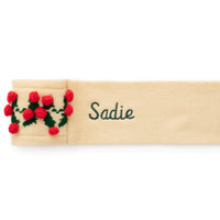 Holly Bobble Knit Dog Scarf from The Foggy Dog