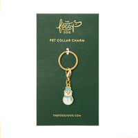 Snowman Collar Charm from The Foggy Dog