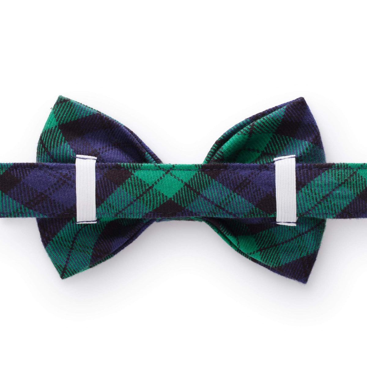 Black Watch Plaid Flannel Dog Bow Tie from The Foggy Dog