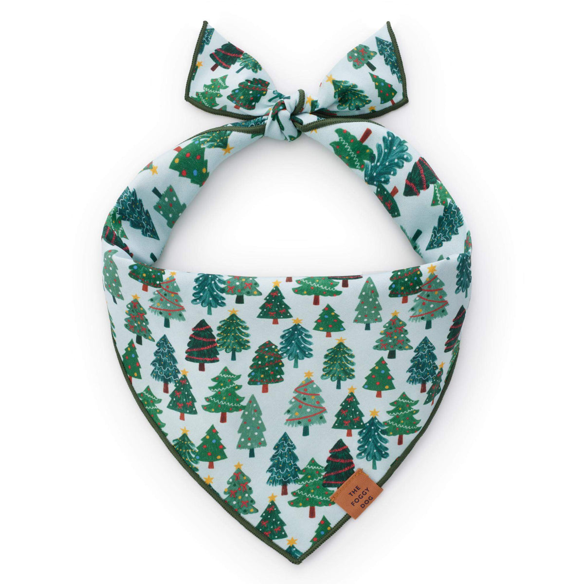 Festive Firs Dog Bandana from The Foggy Dog